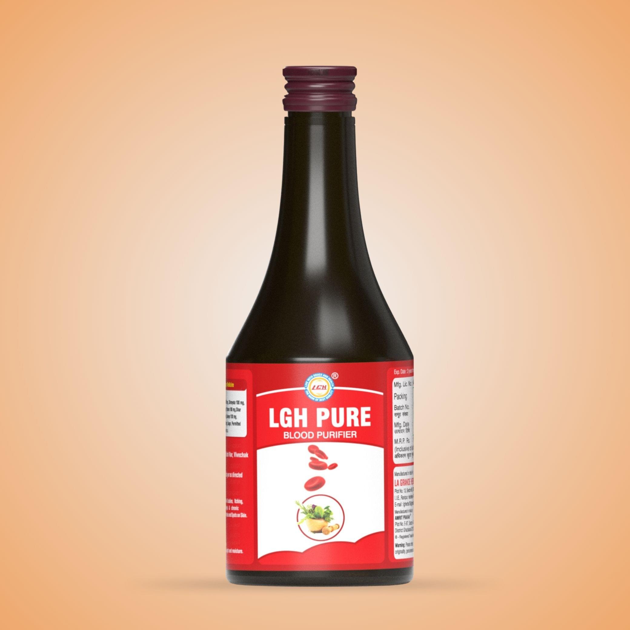 LGH Pure Blood Syrup, 200ml, Blood Purifier Syrup